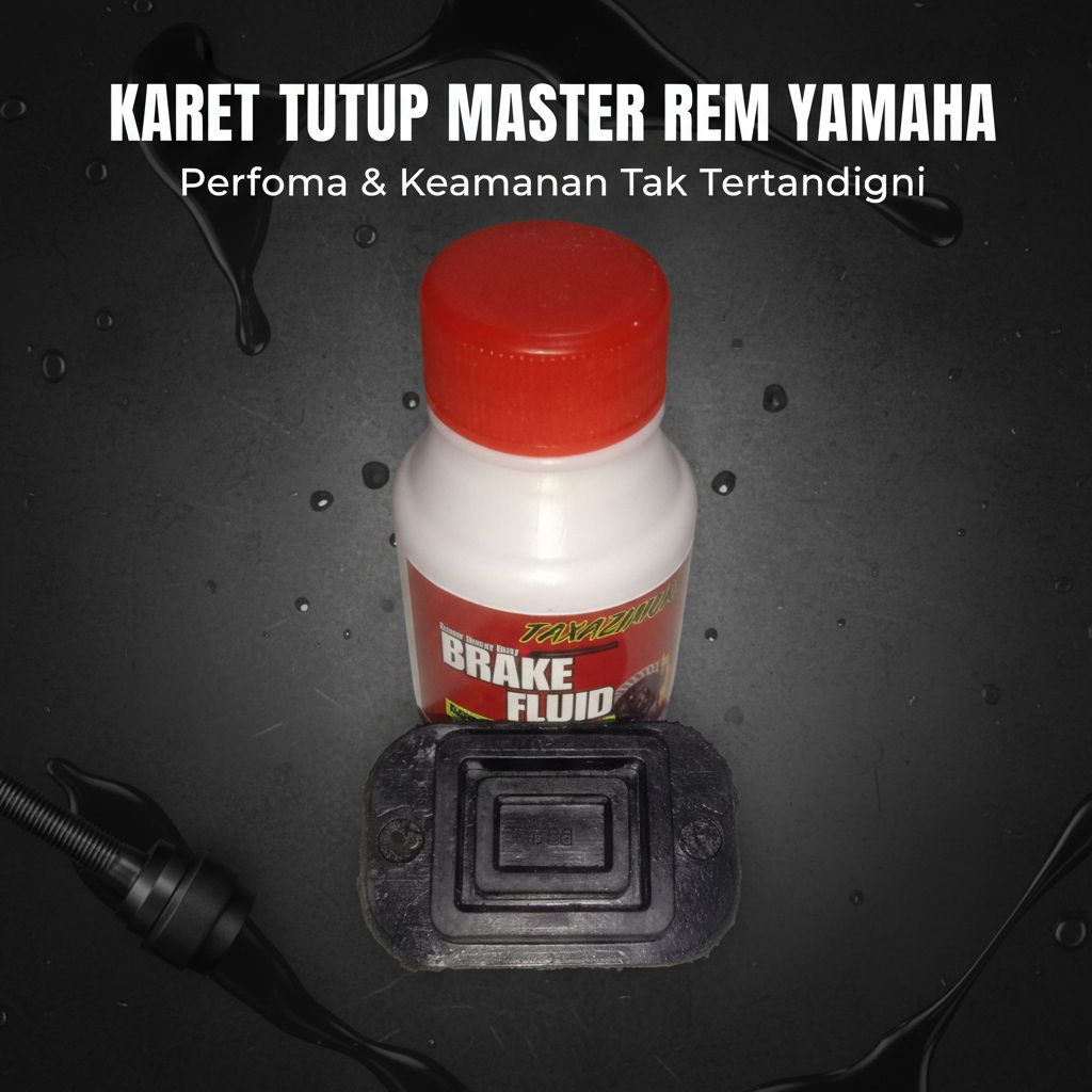 KARET TUTUP MASTER REM YAMAHA DAN MINYAK REM UNTUK MOTOR NMAX OLD,NMAX NEW,AEROX