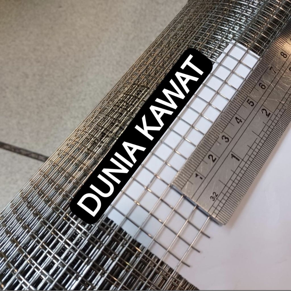 Kawat Ram Lobang 12mm x 12mmTebal Kawat 1mm Stainless SS 304