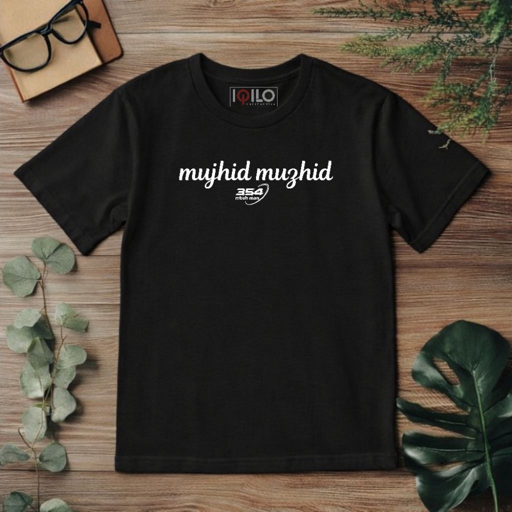 IQILO MERCH - kaos kata MUJHID MUZHID
