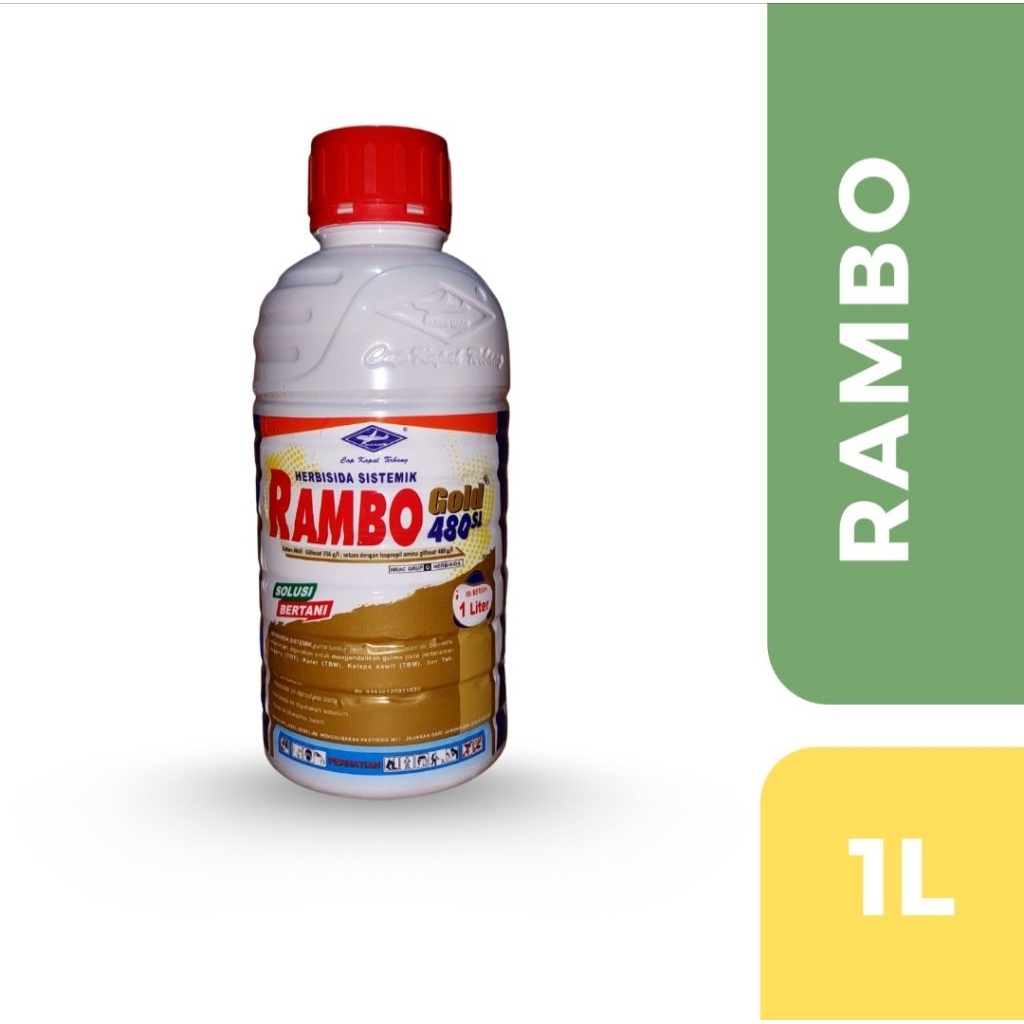 Rambo Hebisida 1L 480sl rambo gold herbisida sistemik