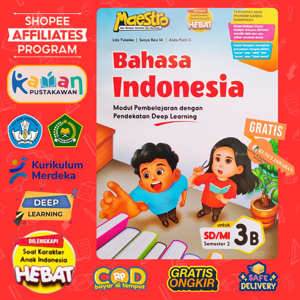 Maestro Bahasa Indonesia Kelas 3 SD/MI Modul Ajar