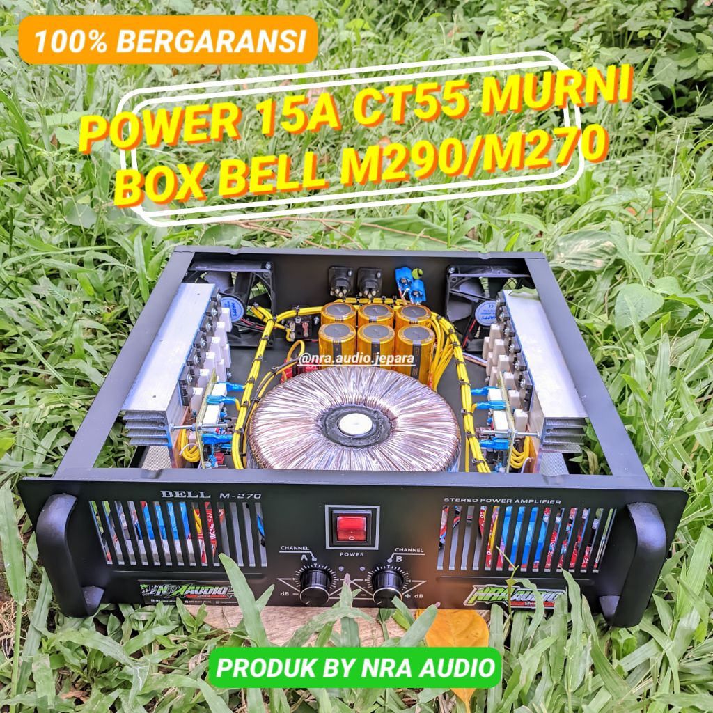 POWER BALAP 15 AMPER CT55 RAKITAN BOX BELL 2 CHANNEL KOMPONEN BAGUS POWER RAKITAN 15 AMPER CT55 BALA