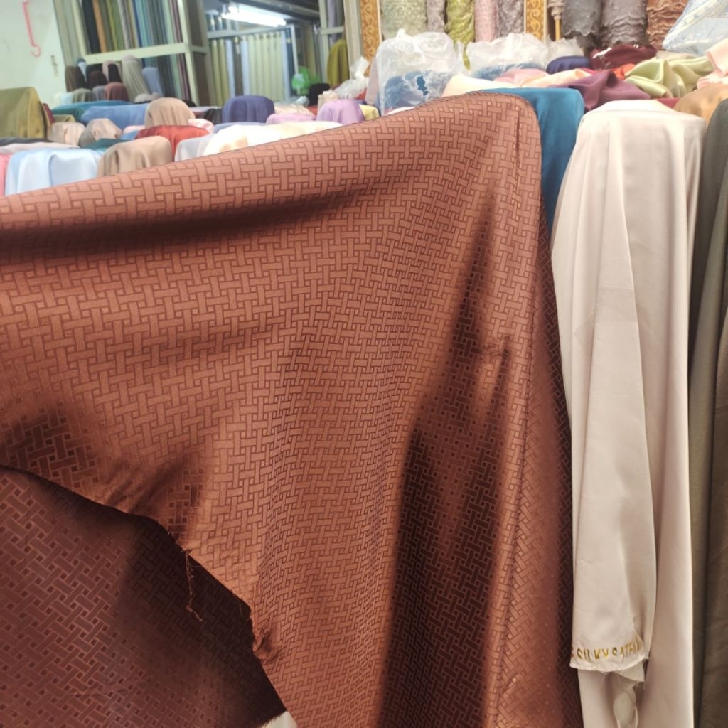 (COD) Bahan Kain Jaguar Silk // Jaguar Silk Premium ORI 100%