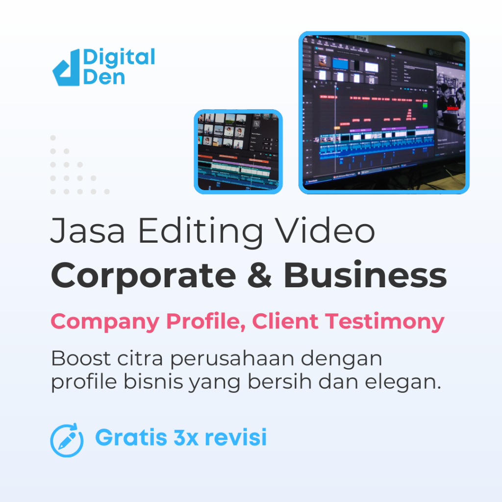 Jasa Editing Video Corporate Business Company Profile - Edit Video Branding Perusahaan