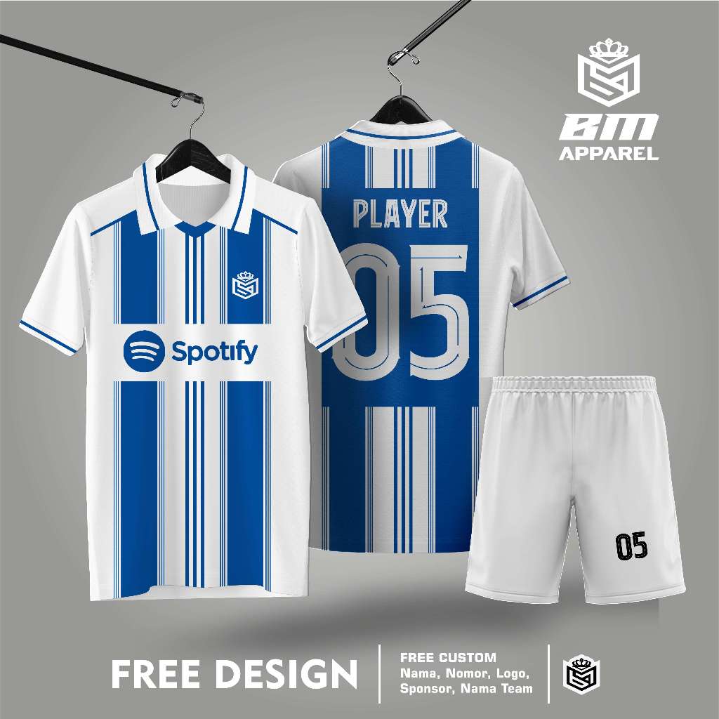 jersey custom jersey prnting jersey futsal / bola bm apparel