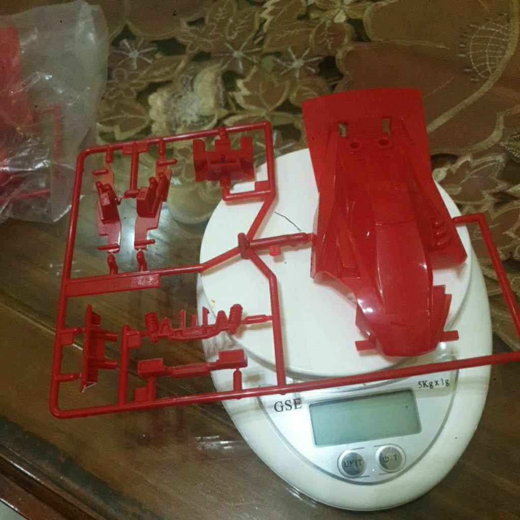 rep tamiya body crimson glory merah