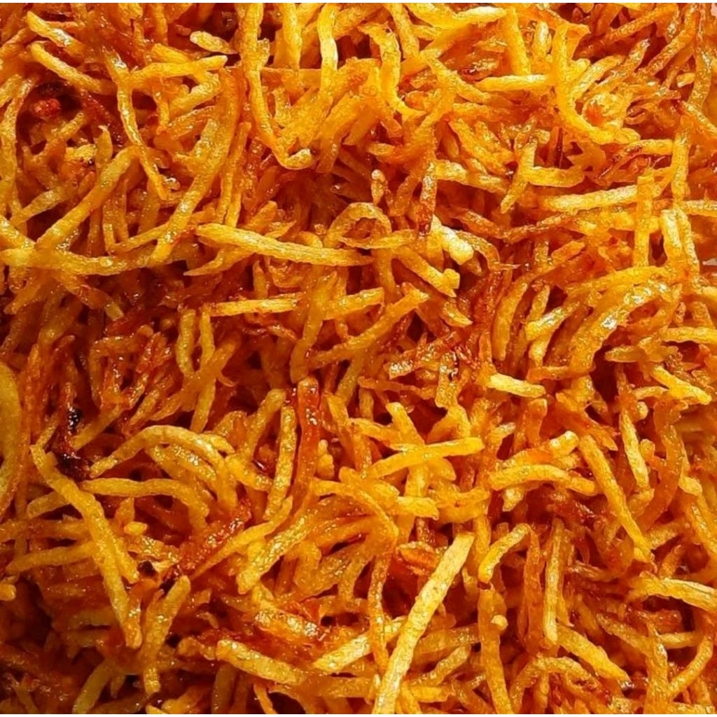Mustofa KERING KENTANG 1KG/500gram/250gram/120gram Food Pedas Daun Jeruk Renyah Maksimal Bumbu Kerin