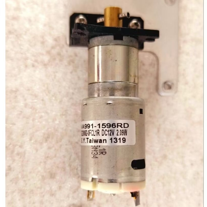 DINAMO GEARBOX MOTOR DC 12 VOLT TORSI TINGGI 100 RPM ORIGINAL