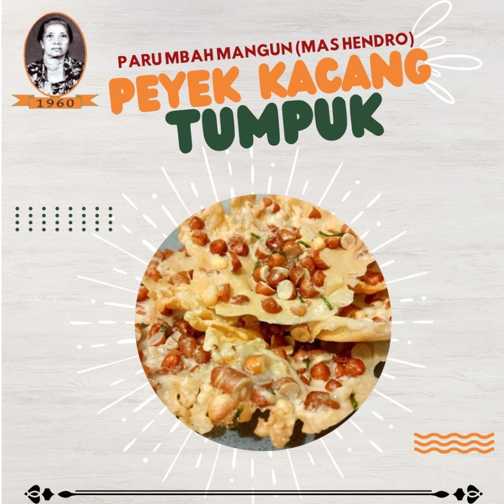 Mbah Mangun Peyek Kacang Tumpuk (200gr)