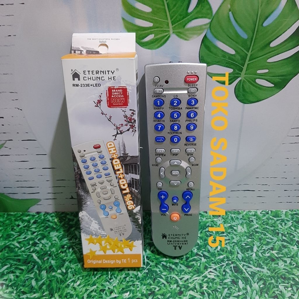 REMOTE REMOT MULTI/UNIVERSAL TV CINA 233 TR