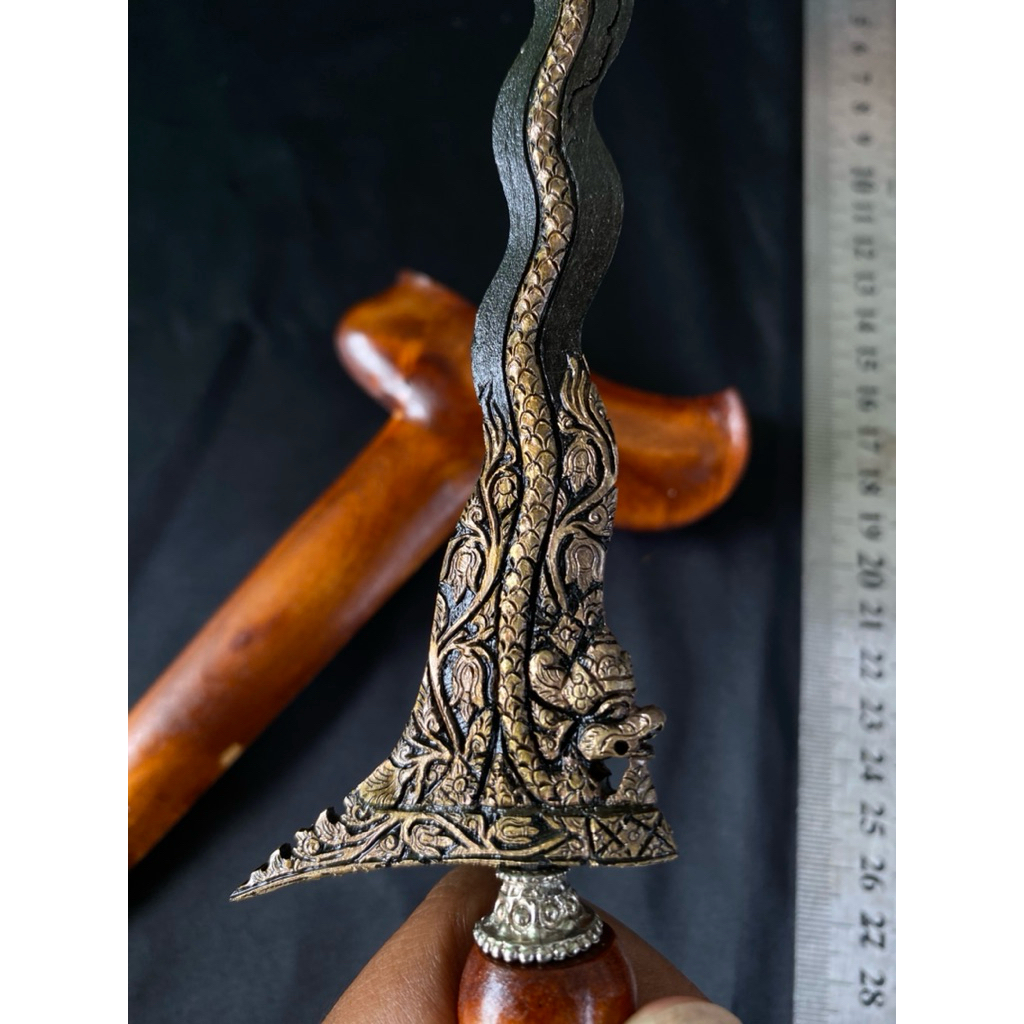 Keris Nogo Sosro Luk 13 Kinatah