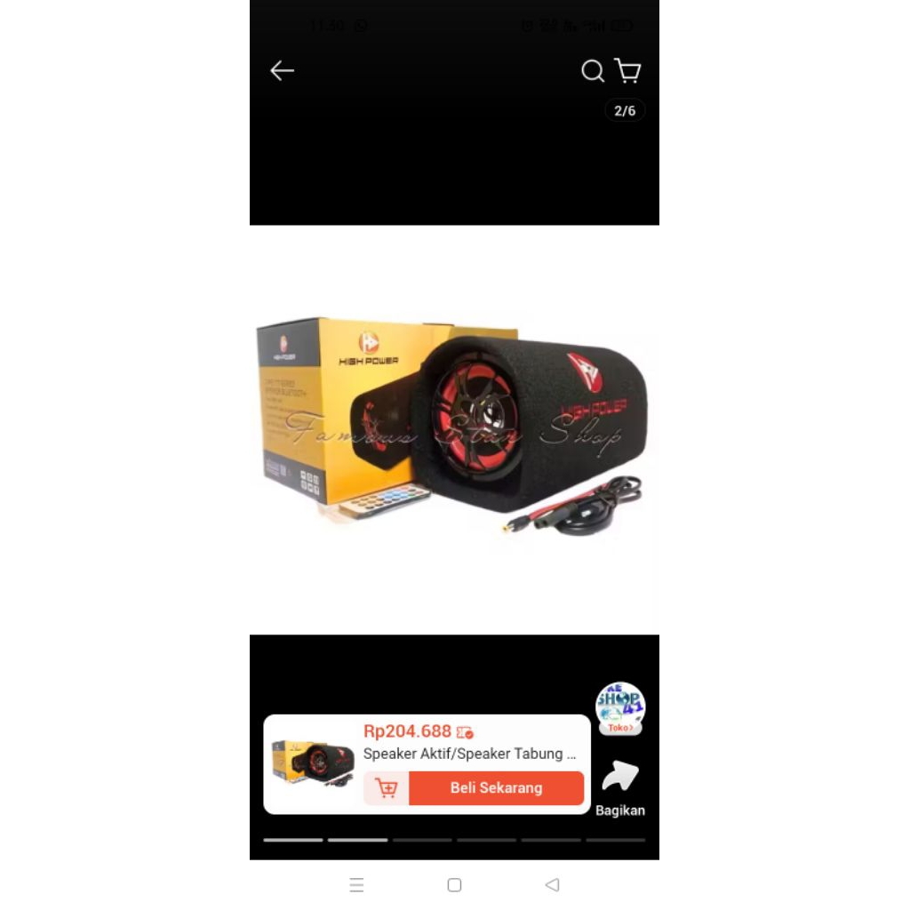 COD~SPEKER BLUTUT HIGH POWER EXTRA BASS