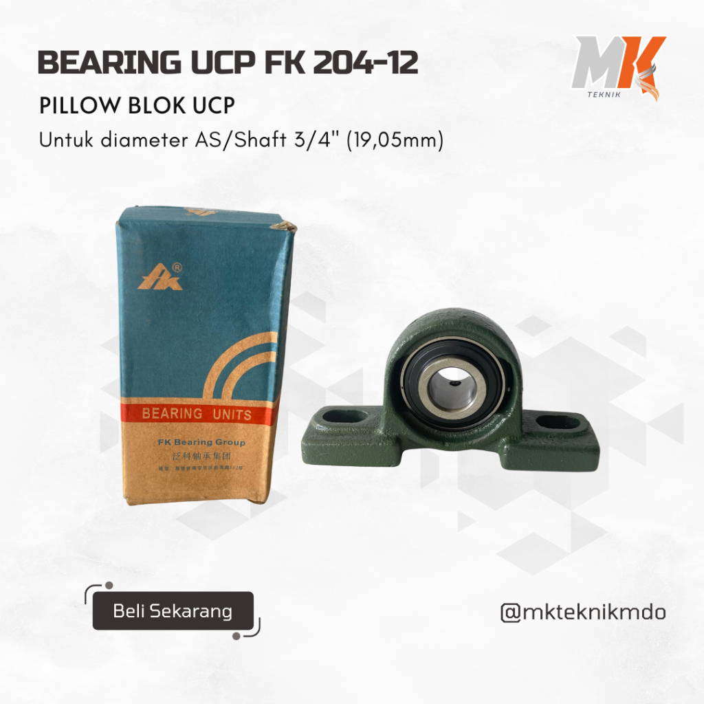 BEARING UCP204 BEARING UCP FK 204-12 PILLOW BLOCK BEARING