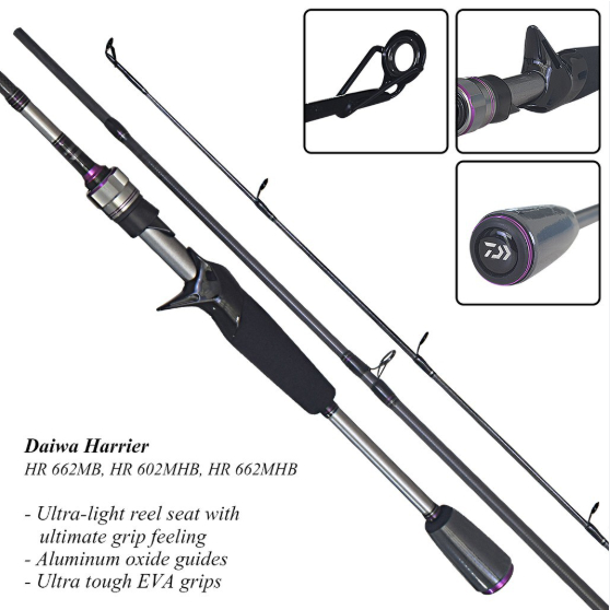 Joran casting Daiwa Harrier 662