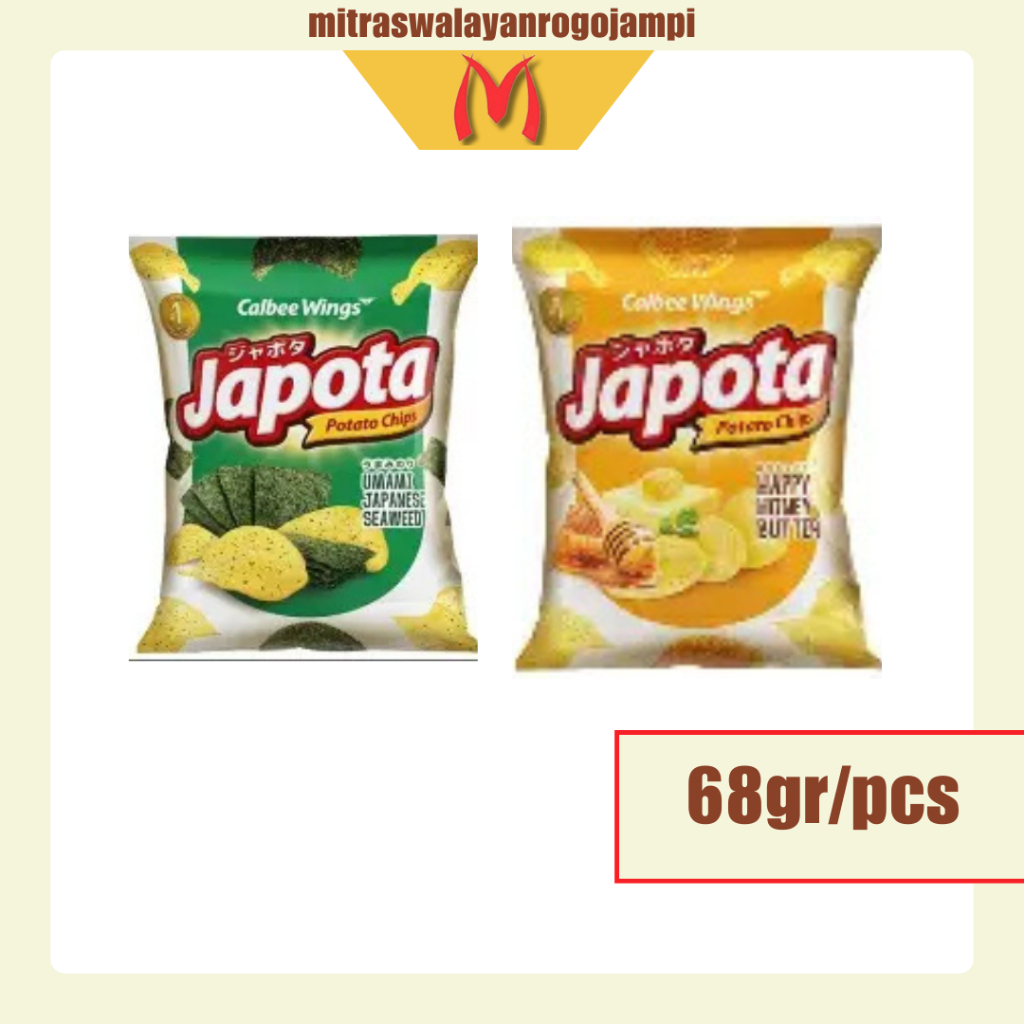 JAPOTA Snack Potato Chips 68gr
