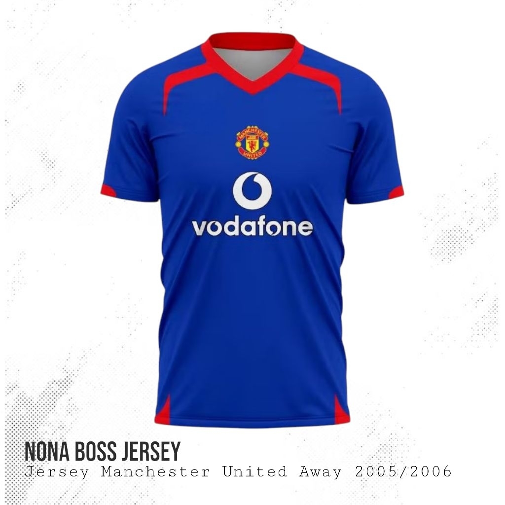 JERSEY MANCHESTER UNITED AWAY 2005/2006 | BAHAN ADEM NYAMAN | S-XXL