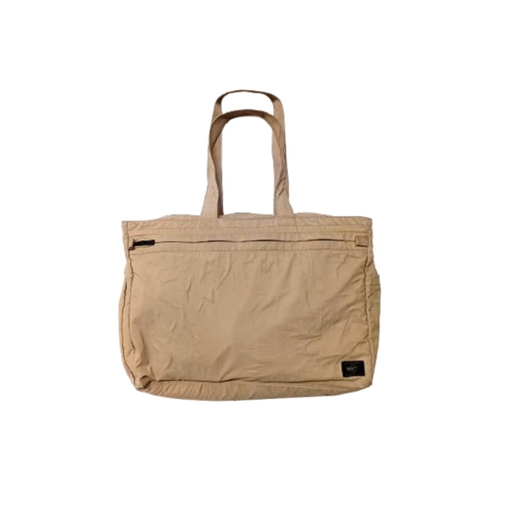 Tas / Bag Porter Yoshida & Company Cream Nylon Tote Bag Men Women Japan