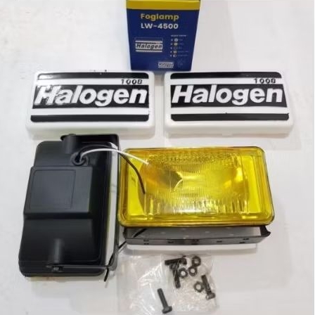 Lampu Sorot / Lampu Tembak / Fog Lamp Halogen 12V/55W H3 Kotak Kuning
