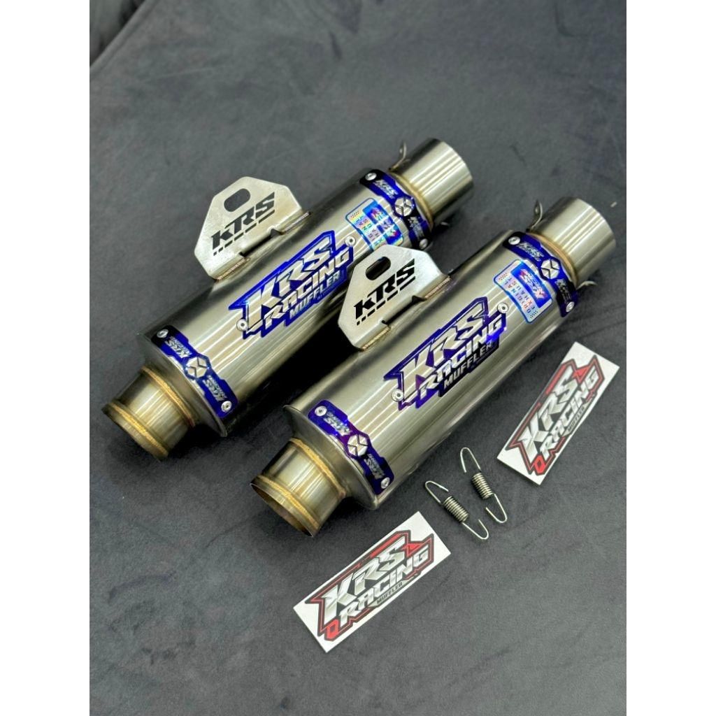 Silencer knalpot racing KRS tipe GTX RBT silincer Original