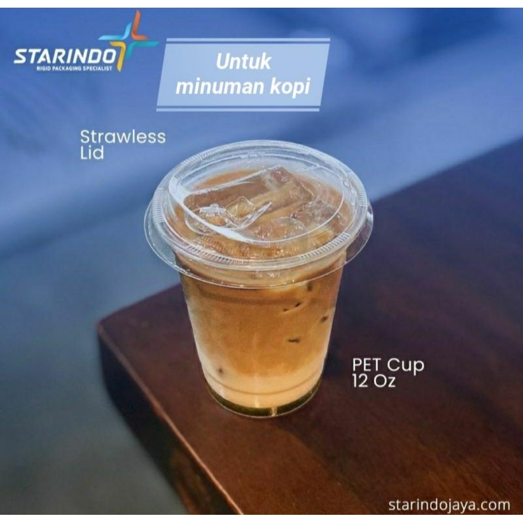 12oz PET Starindo custom desain