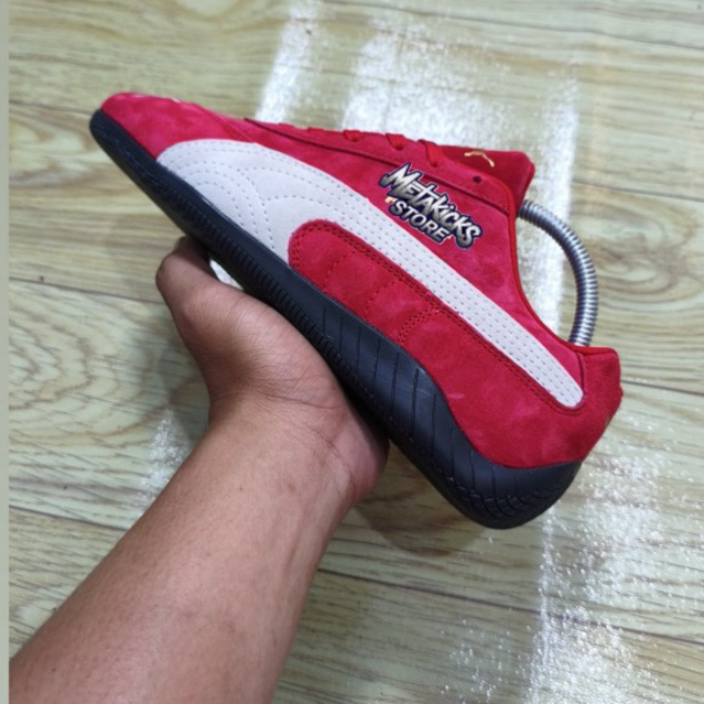 Metakicks Store SEPATU SPEEDCAT RED WHITE / BNIB
