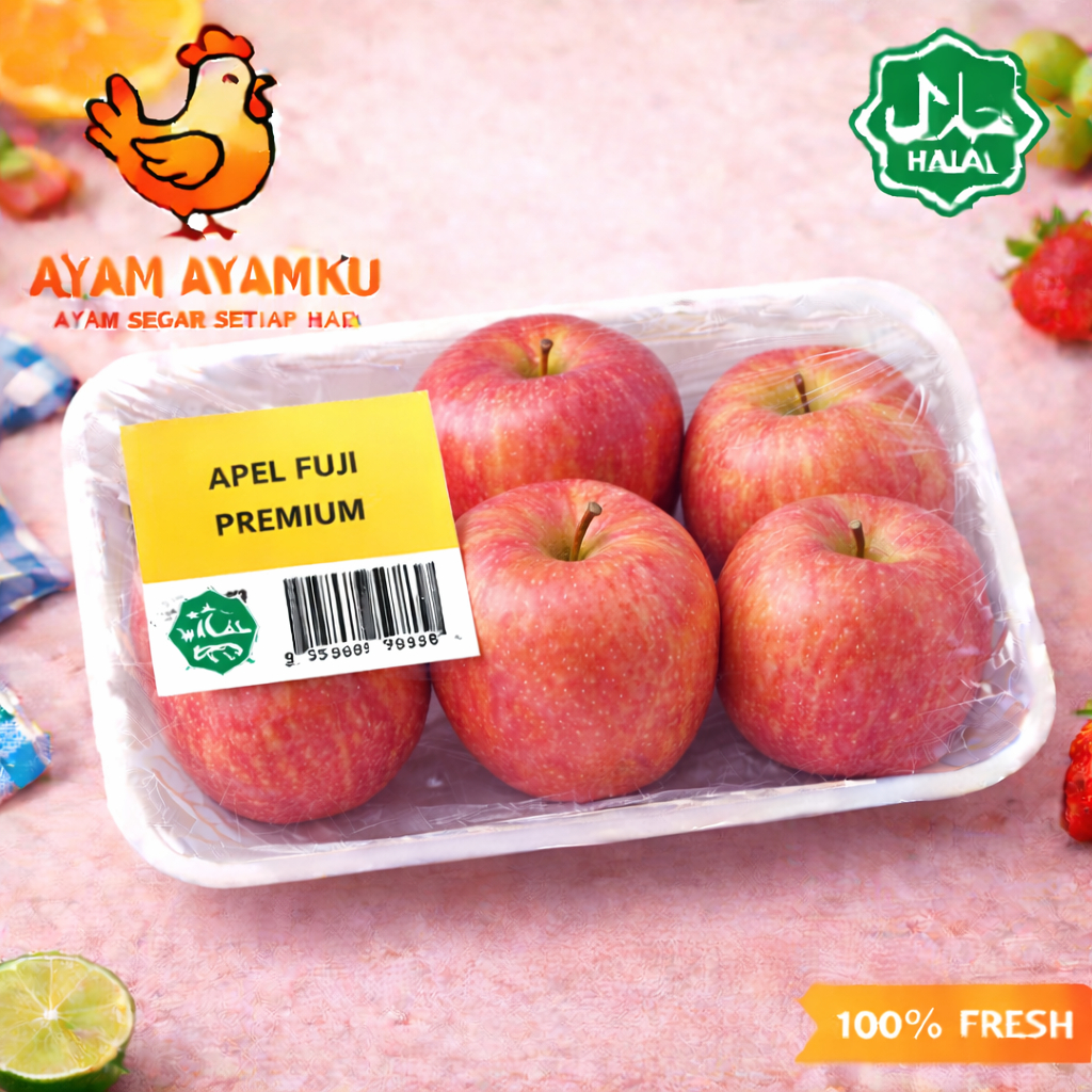 Apel Fuji RRC 100gr | AYAM AYAMKU