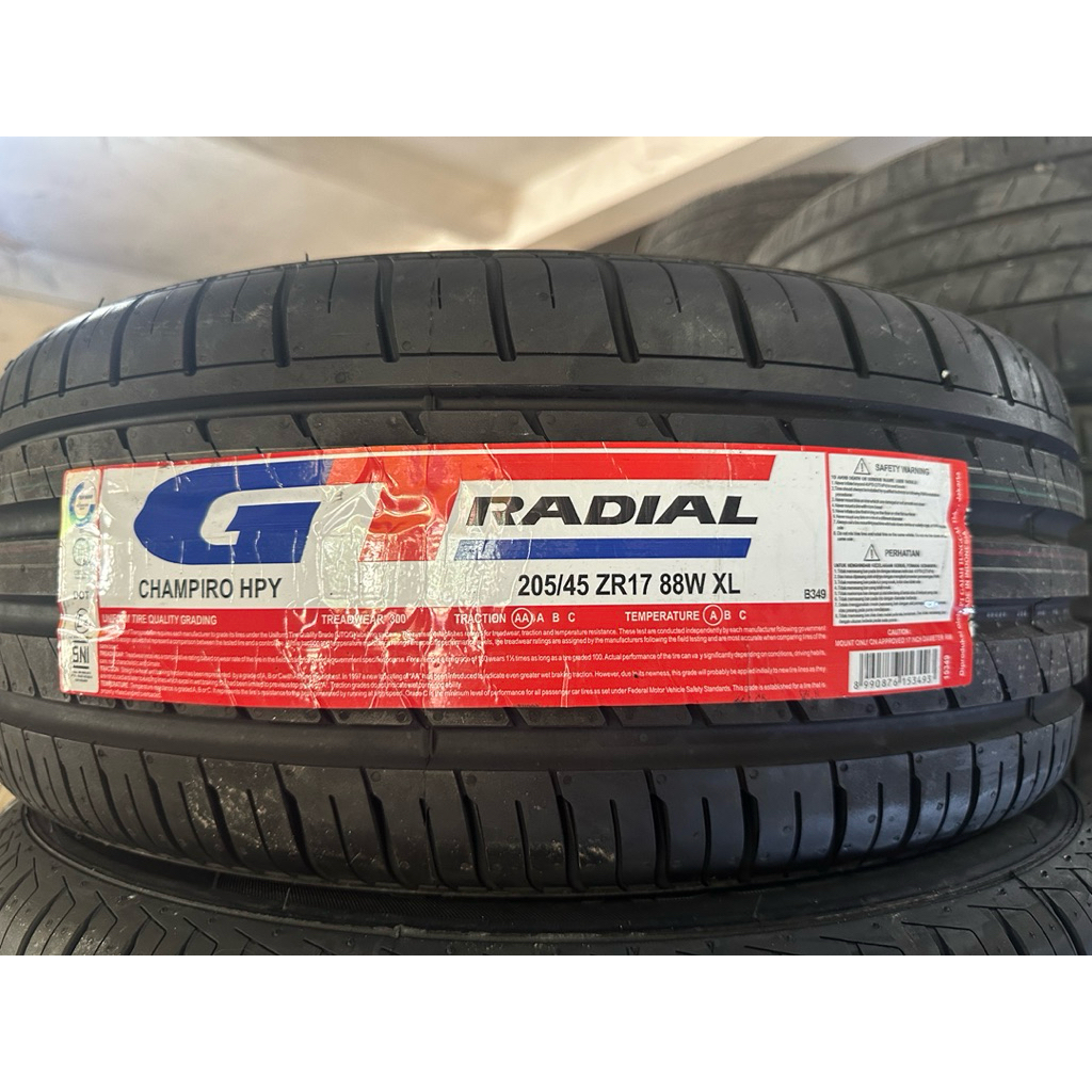 Ban GT Champiro HPY 205/45/R17