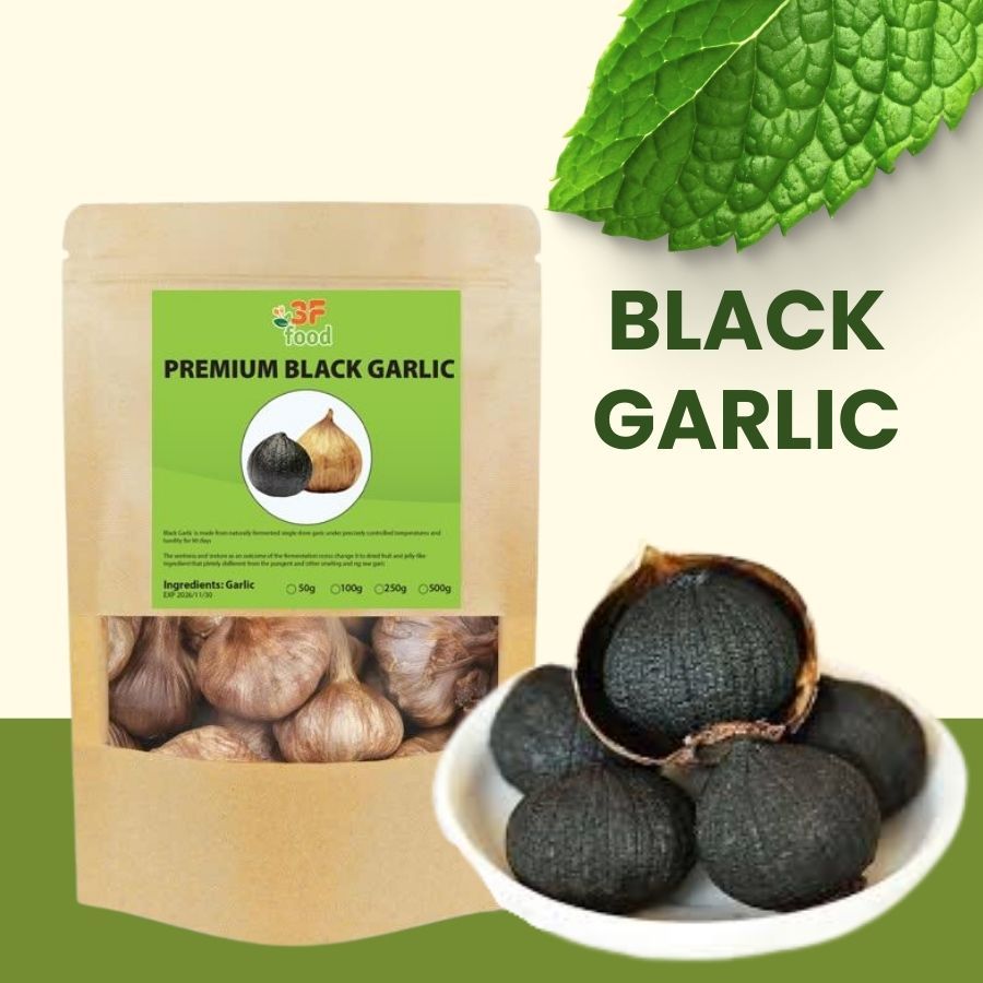 Black Garlic Solo Bawang Hitam Tunggal Premium 250GRAM - Bawang Hitam Lanang