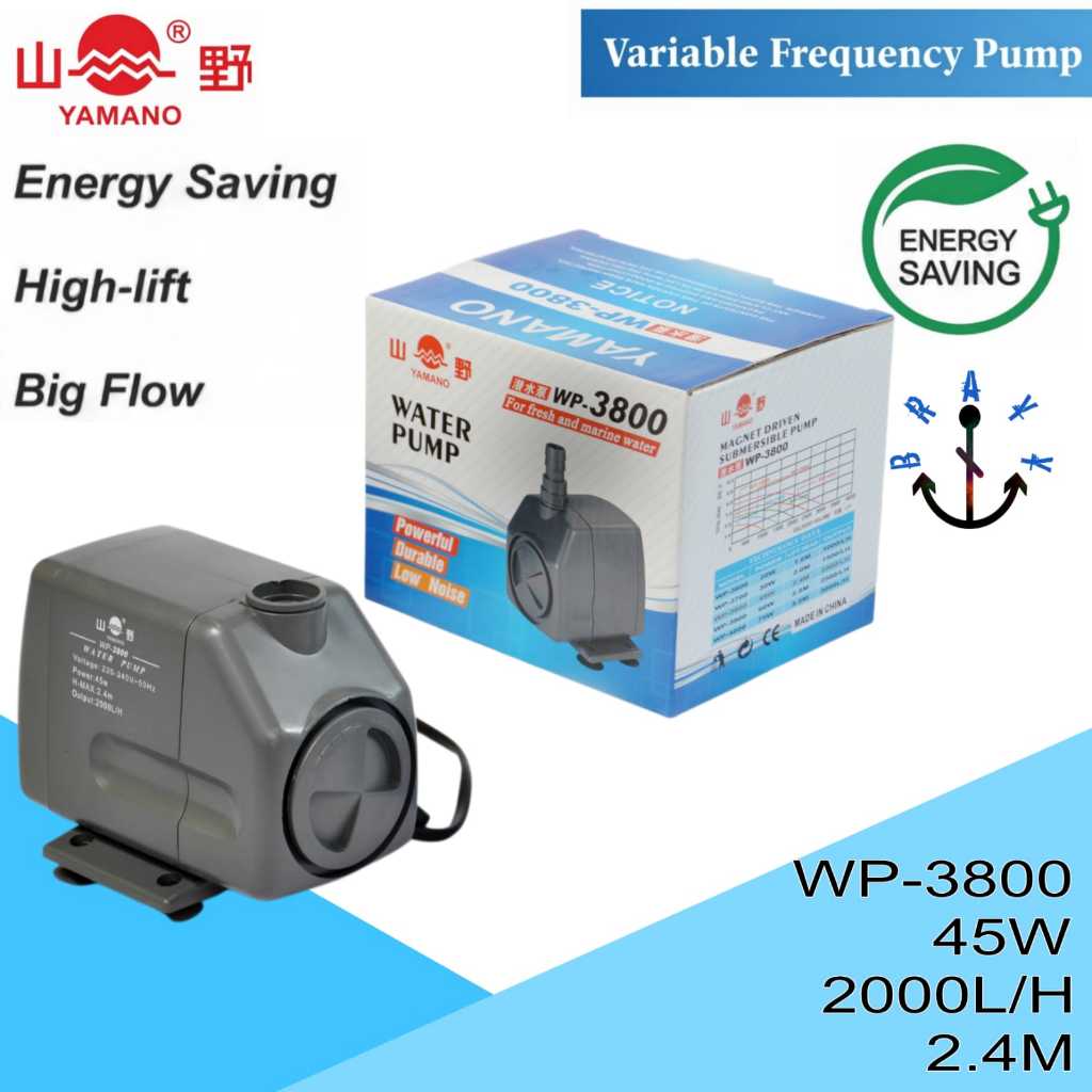 Pompa Air Aquarium Kolam Hidroponik Yamano WP 3800