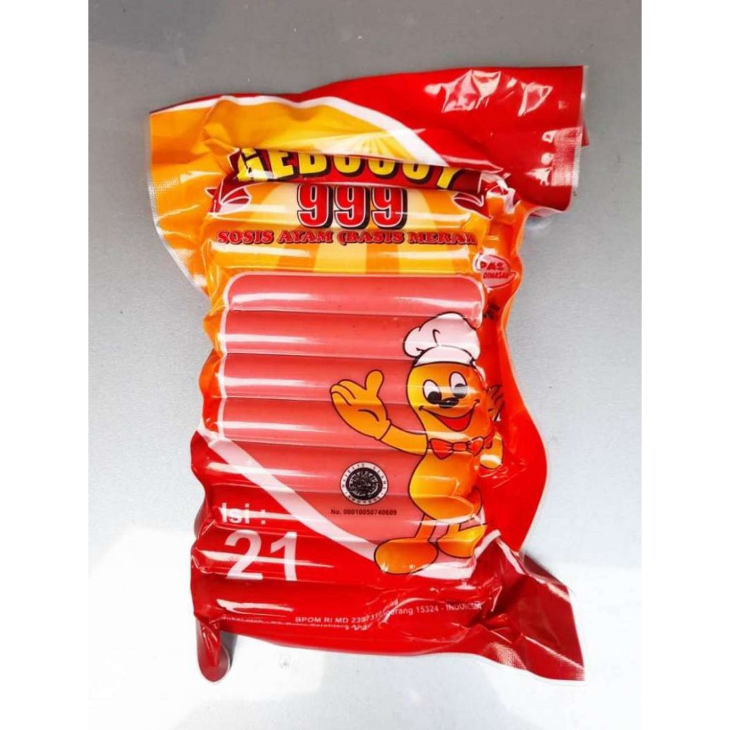 Geboy Geboy Sosis Ayam Basis Merah