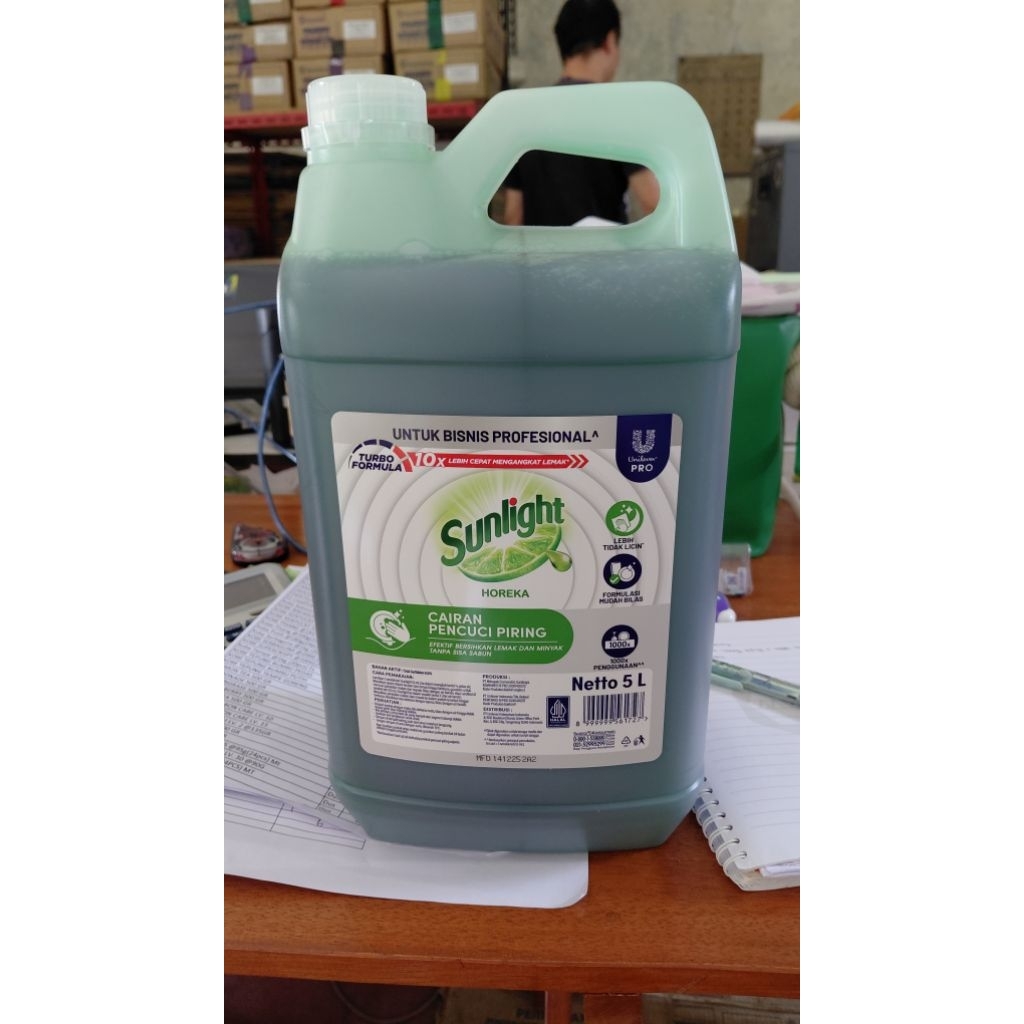 Sunlight jerigen 5 Liter kemasan baru