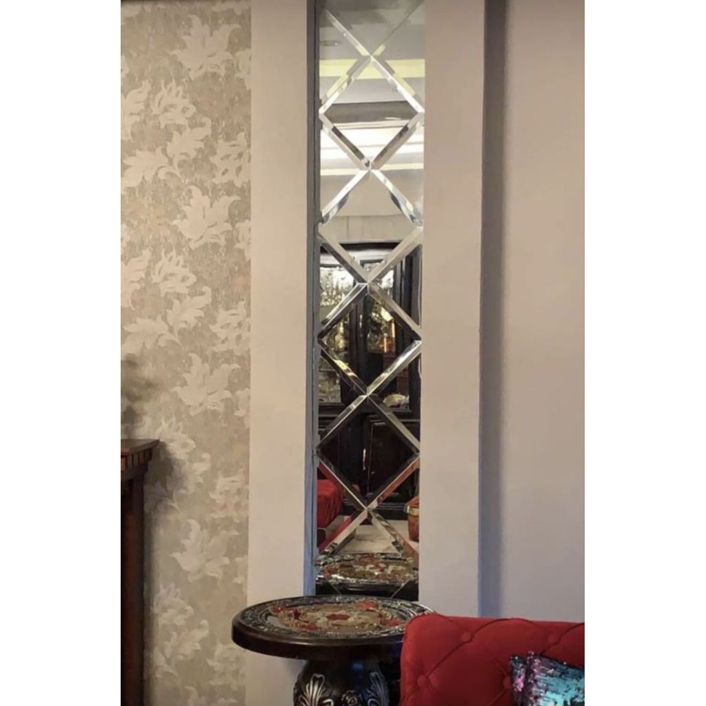 custom kaca cermin bevel tebal kaca 5mm