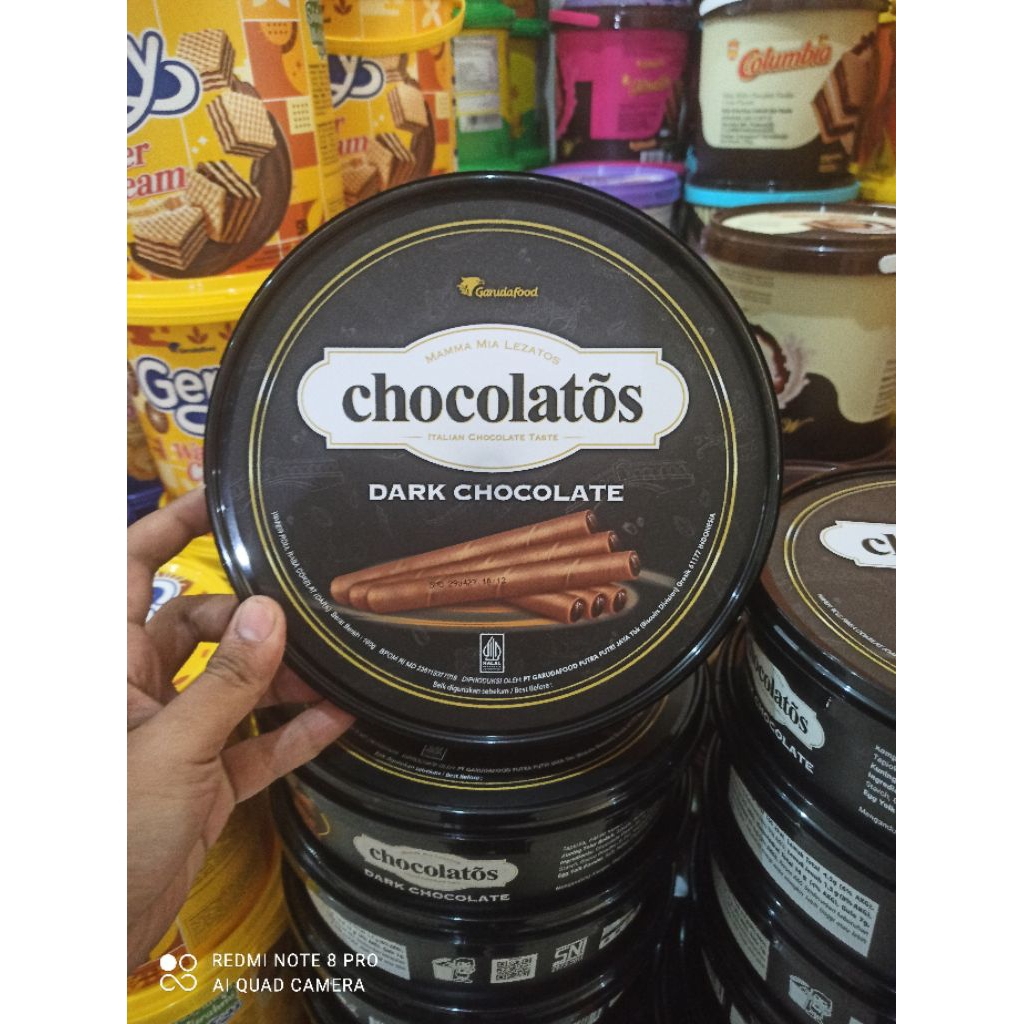 chocolatos dark chocolate 190 gram