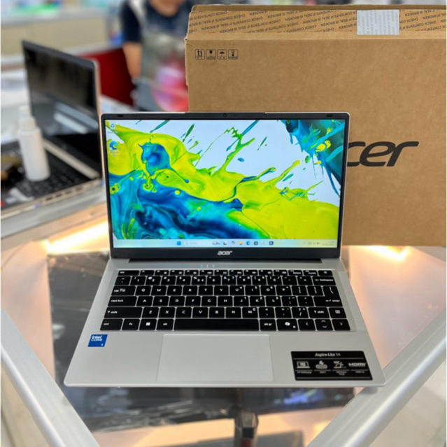 Laptop ACER Aspire Lite 14 Core 3-N355 8GB RAM 512GB SSD 14” FHD Garansi Resmi Acer 2 Tahun