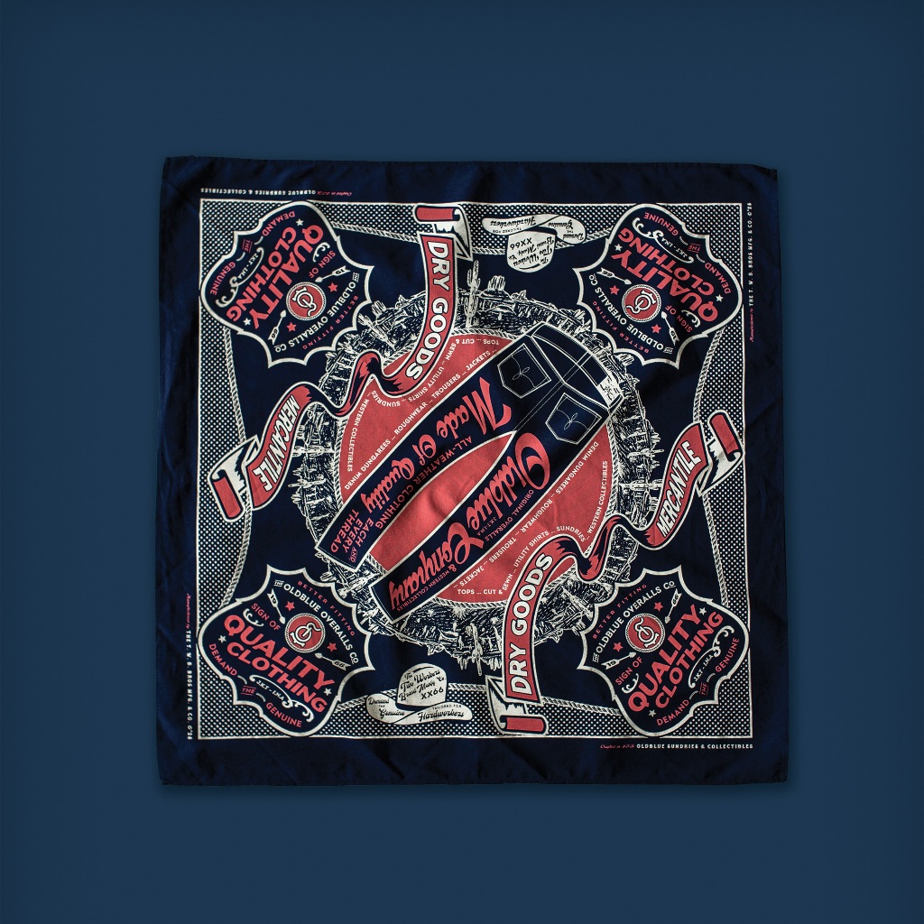 Oldblue Bandana - The Dry Goods Co.