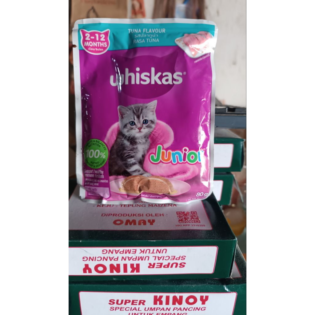 Whiskas basah