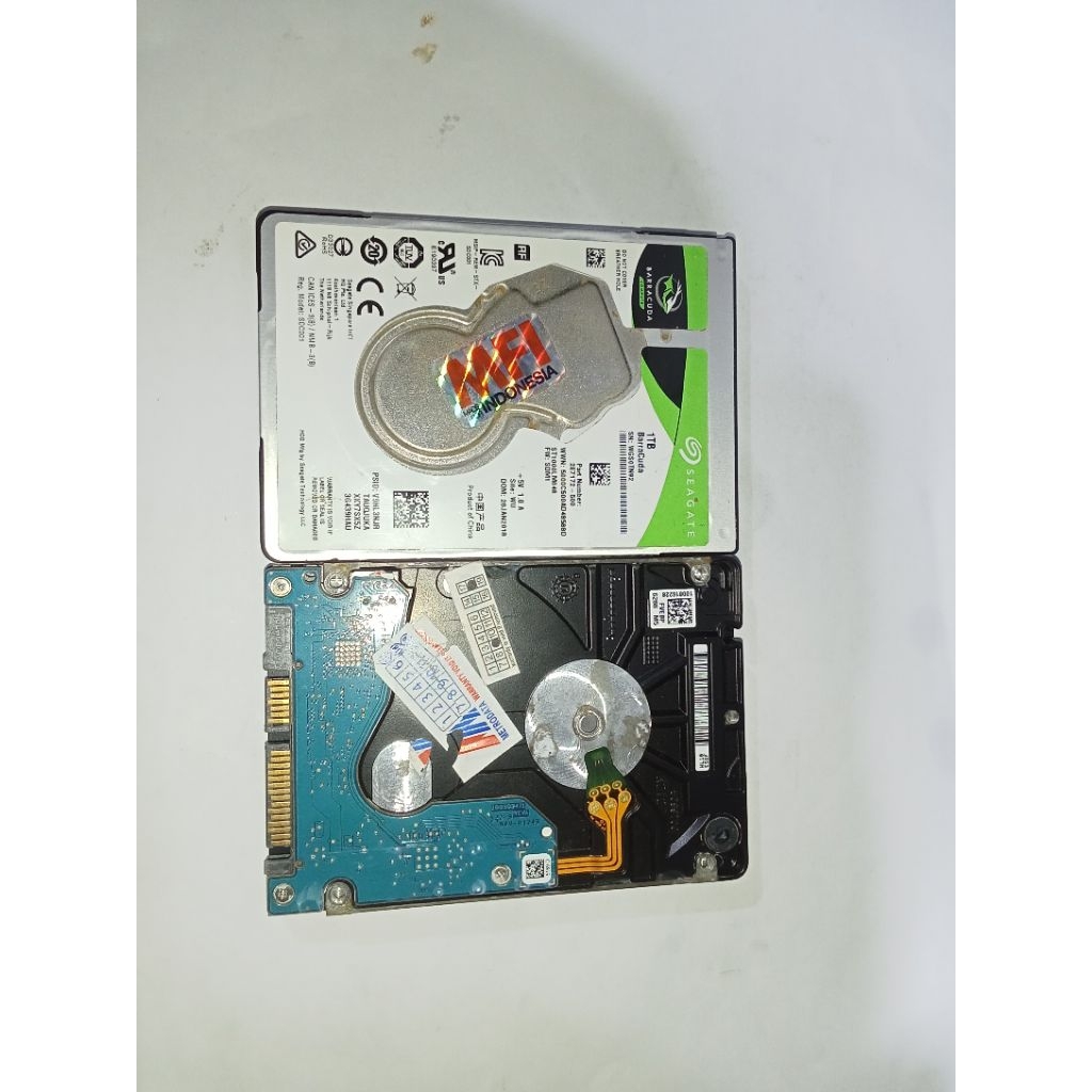 HDD Internal Laptop 1TB Seagate Barracuda 2.5” SATA | Harddisk Laptop 1000GB Second