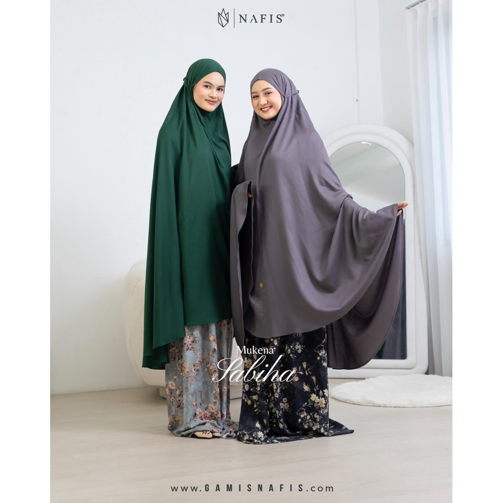 MUKENA SABIHA/RAYON TWILL/MUKENA JUMBO/RAYON TWILL SOFT SKIN PEMIUM