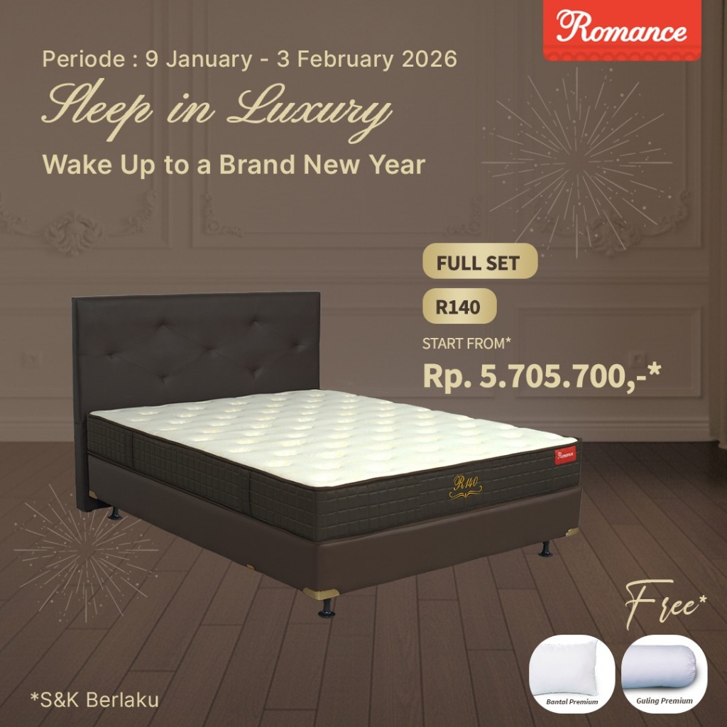 Romance - Kasur R140 (FULL SET) (Romance Grosir)