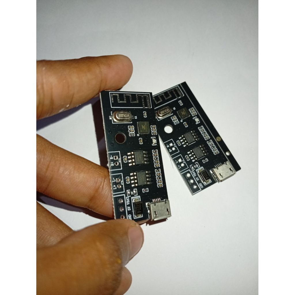 JQ-M005 Modul Amplifier Mini Stereo 2x3W Bluetooth 3.7V 5V DC Bisa Cas Baterai