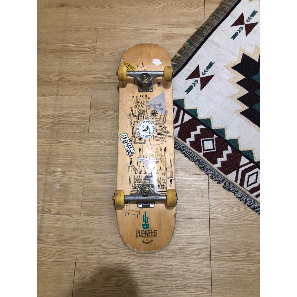(HARGA NET / PAS) PUPPETS SKATEBOARD SIZE 8.0 DEEP CONCAVE / SKATE / SKATEBOARD / JUAL SKATE / DECK 