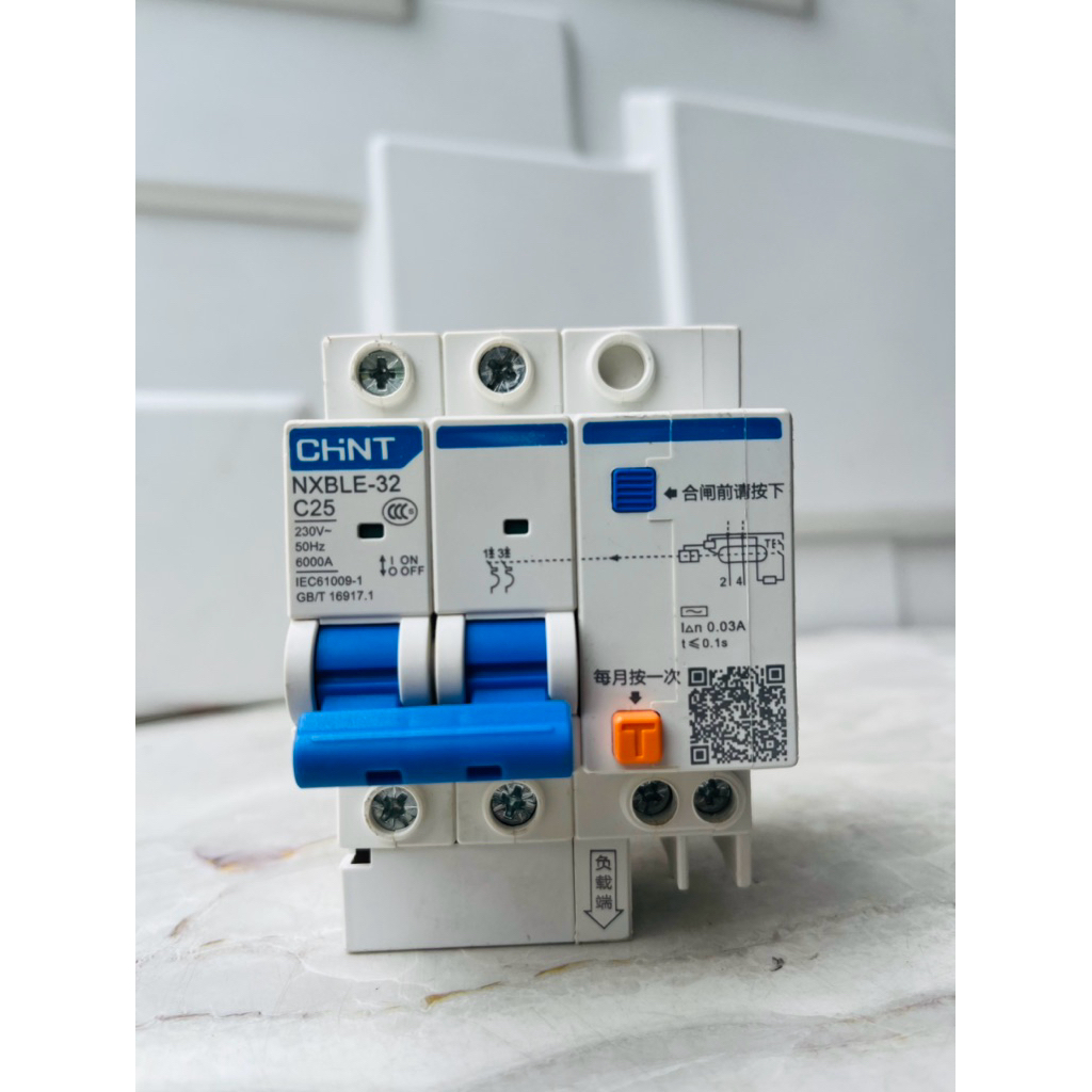 ELCB CHINT 2PHASE NXBLE-32 25A