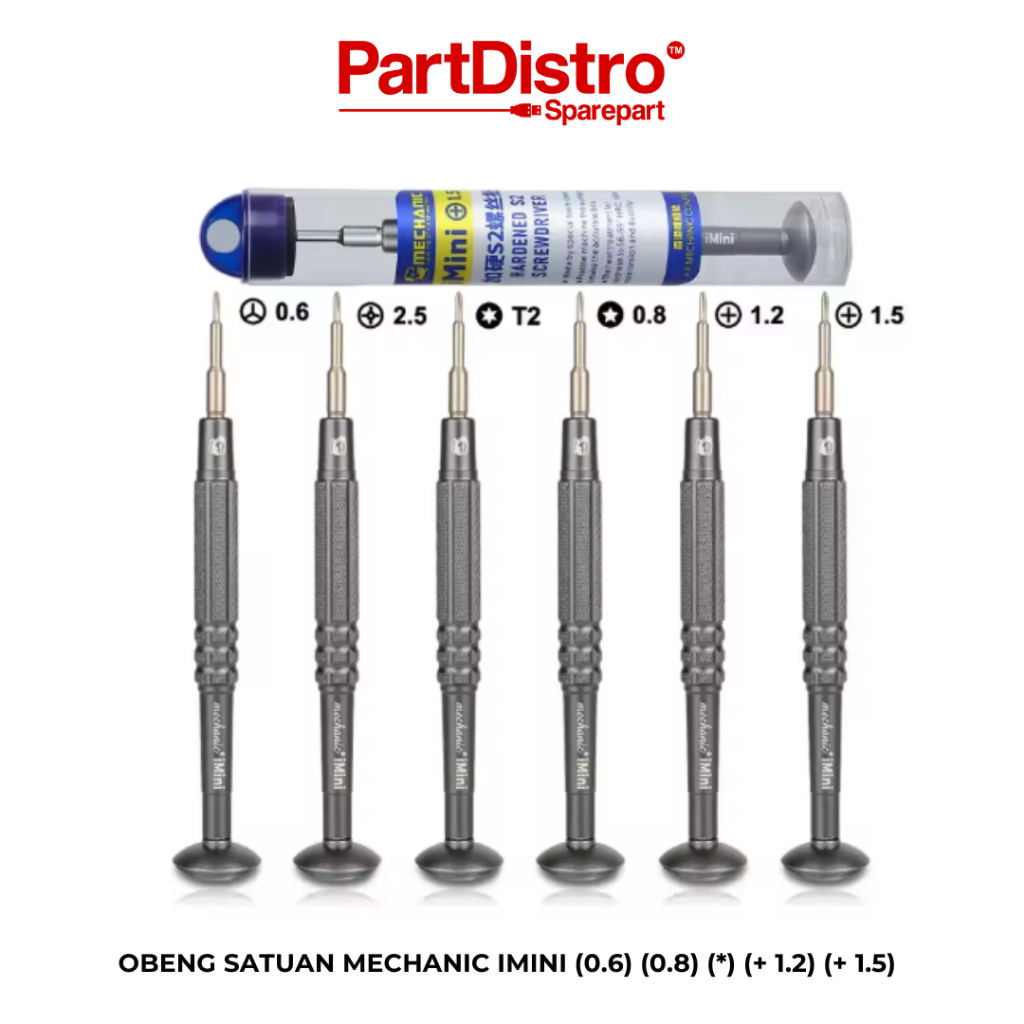 OBENG SATUAN MECHANIC IMINI (0.6) (0.8) (*) (+ 1.2) (+ 1.5)