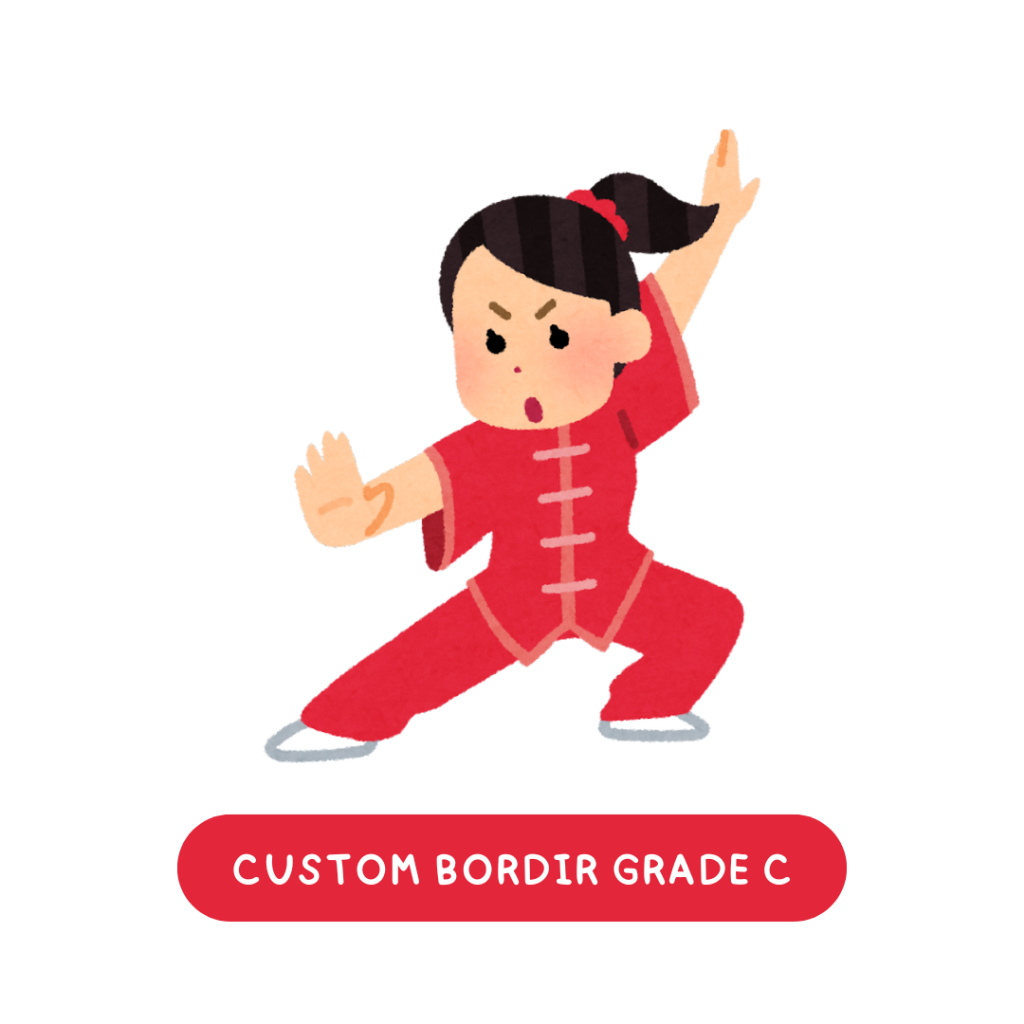 Custom Bordir Baju Wushu Grade C