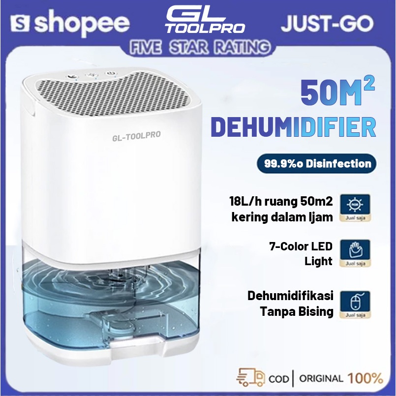 Dehumidifier Sekitar 1L Dehumidifier Rumah Tangga Kantor Ukuran Kecil Mengurangi Kelembapan