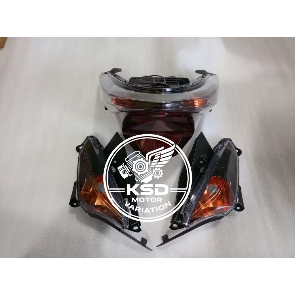 CUSTOM LAMPU STOP BEAT POP PLUS SEIN DEPAN