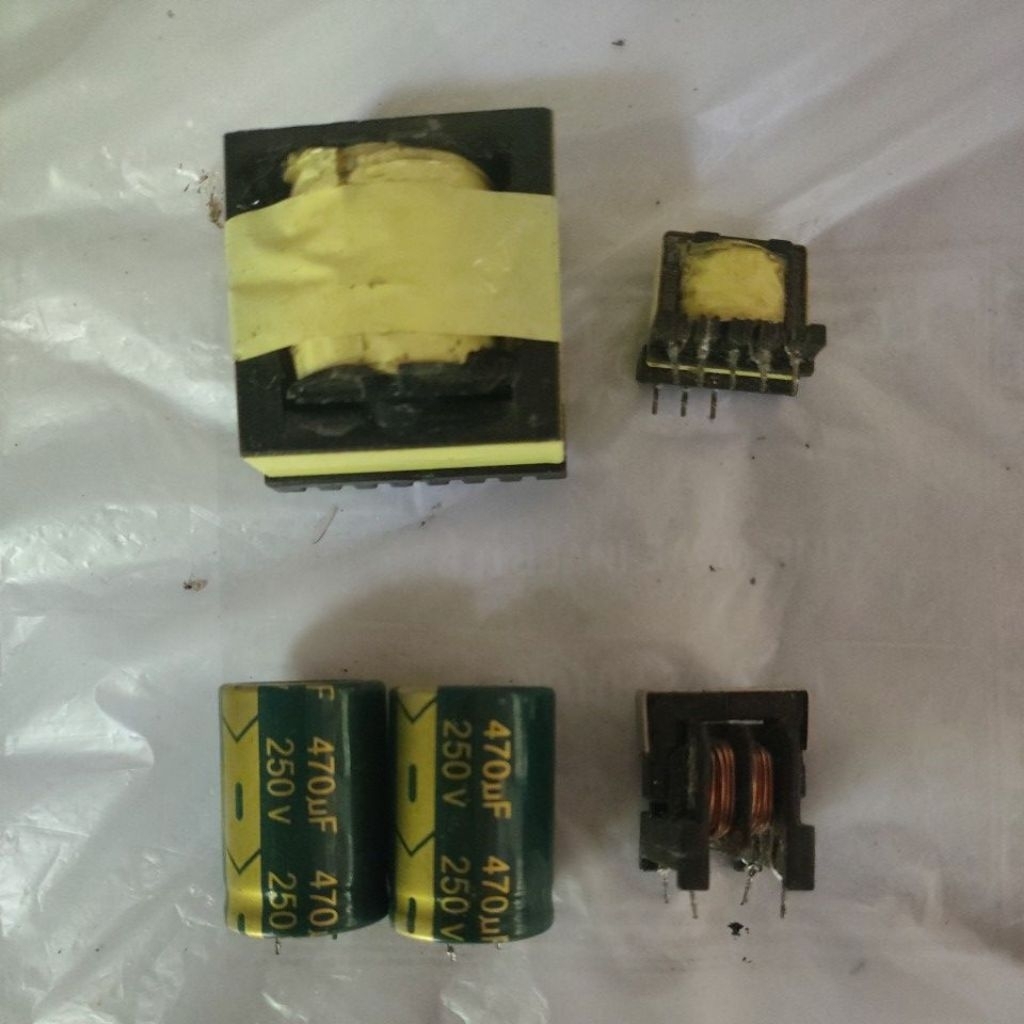 Borongan Trafo Ferit EE40 Tembaga Bekas PSU 12V CCCV + EE30