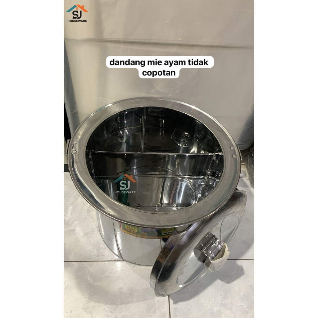 DANDANG MIE AYAM 36CM STAINLESS STEEL SEKAT