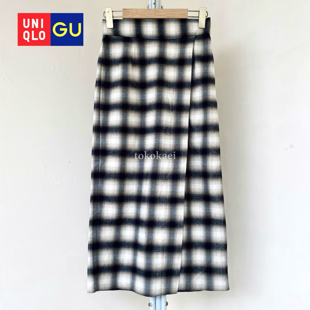 Tartan Flannel Skirt GU Uniqlo