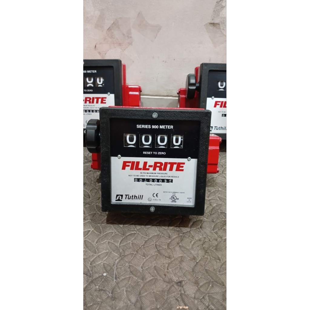 Jual Flow Meter FILL-RITE size 1,5 Inch DN 40mm SERIES 900 METER type/model 901CL Reset Counter